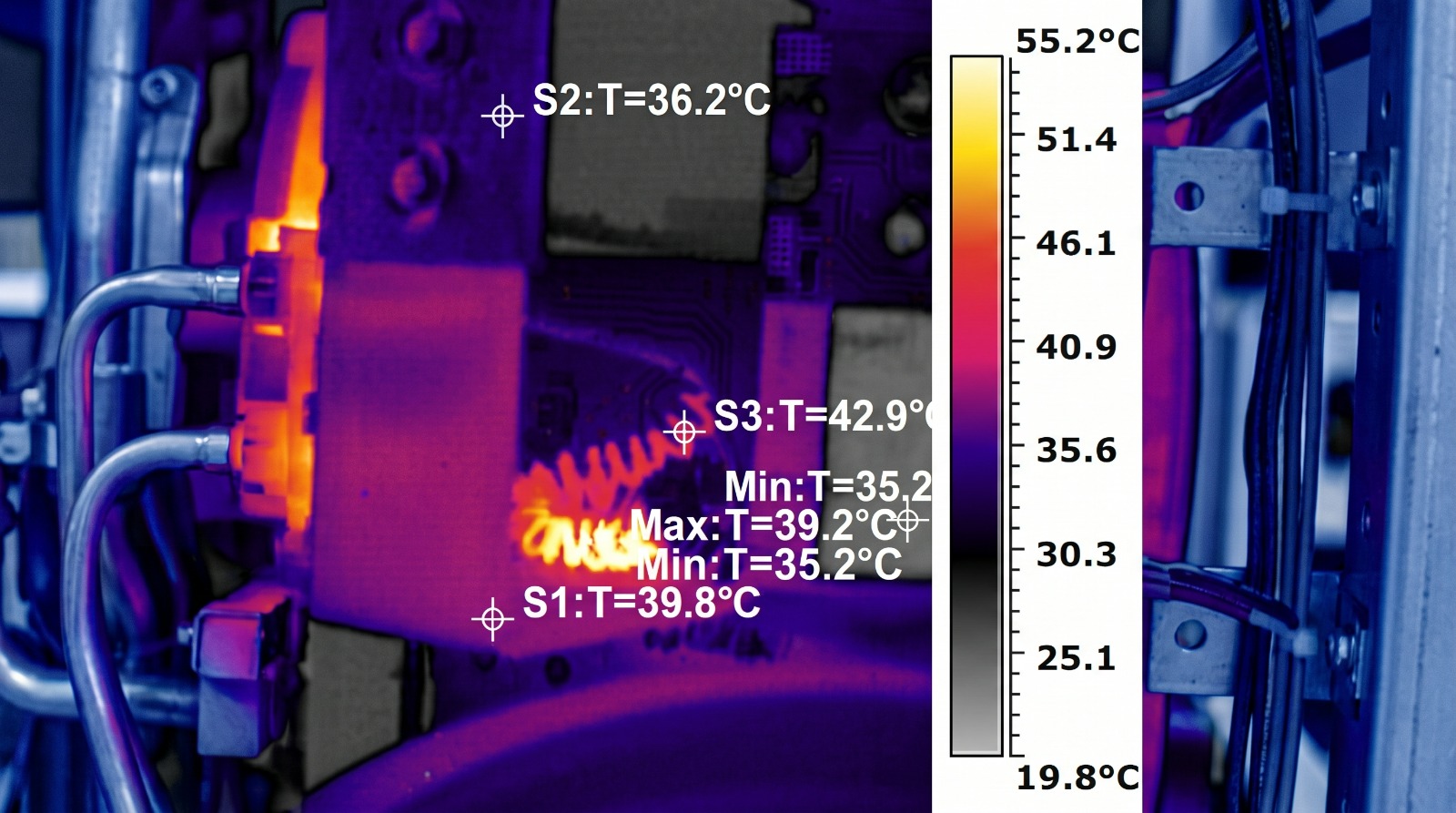 Estudio termográfico a equipo eléctrico
